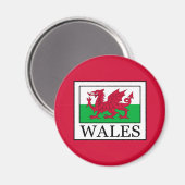 Wales Magnet (Vorderseite/Rückseite)