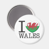 Wales Magnet (Vorderseite/Rückseite)