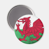 Wales Magnet (Vorderseite/Rückseite)