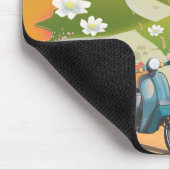 Wales Map Vintage Reiseplakat Mousepad (Ecke)