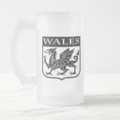 Wales Mattglas Bierglas (Links)