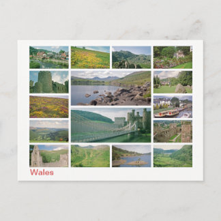 Wales Multi-Image Postkarte