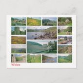 Wales Multi-Image Postkarte (Vorderseite)