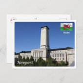Wales - Newport - Postkarte (Vorne/Hinten)