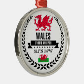 Wales Ornament Aus Metall (Rechts)