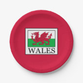 Wales Pappteller (Vorderseite)