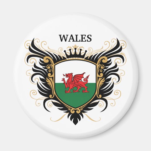Wales [personalisieren] magnet (Vorne)