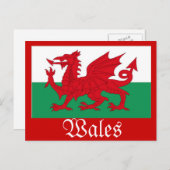 Wales Postkarte (Vorne/Hinten)