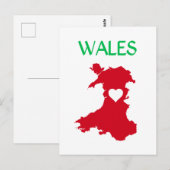 Wales Postkarte (Vorne/Hinten)