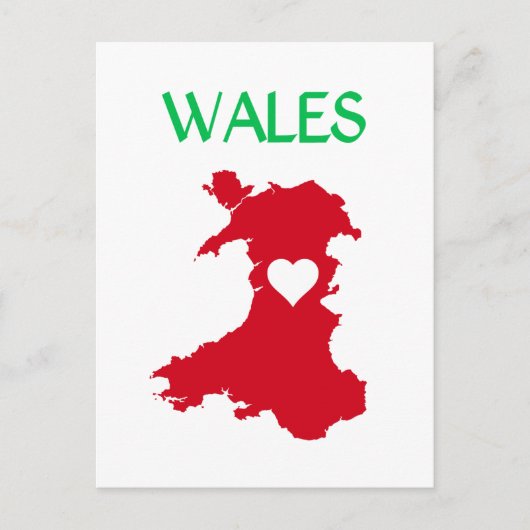 Wales Postkarte (Vorderseite)