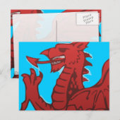 WALES POSTKARTE (Vorne/Hinten)