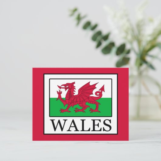 Wales Postkarte (Stehend Vorderseite)