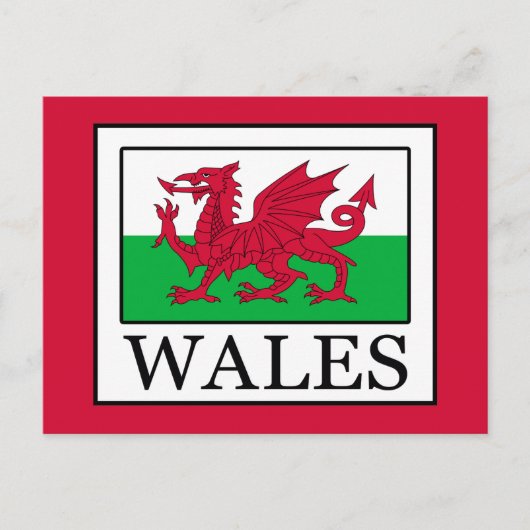 Wales Postkarte (Vorderseite)