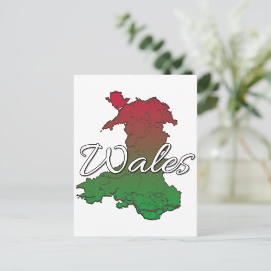 Wales Postkarte (Stehend Vorderseite)
