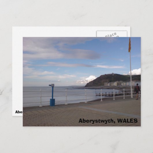 WALES POSTKARTE (Vorne/Hinten)