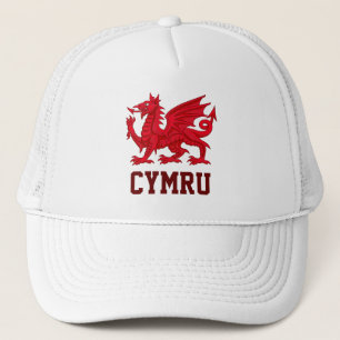 Wales Red Dragon (Y Ddraig Goch) Truckerkappe
