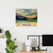 Wales-Reiseplakat Poster (Heimbüro)