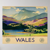 Wales-Reiseplakat Poster (Vorne)