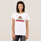 Wales Republic Dragon Flag Welsh Pride T-Shirt (Vorne ganz)