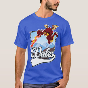 Wales Roter Drache T-Shirt