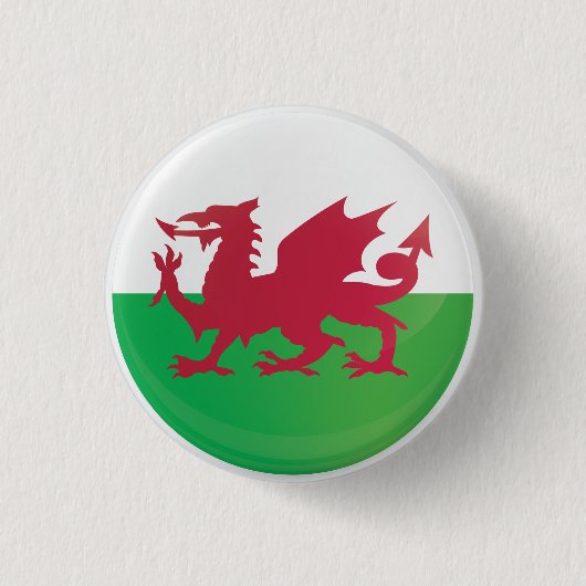 Wales Round Icon Flag Button (Vorderseite)