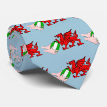 Wales Rugby Team Dragon mit Rugby Ball