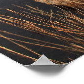 Wales, Schnee und See Poster (Ecke)