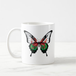 Wales Schwalbenschwanz Schmetterling Flagge Aufkle Kaffeetasse