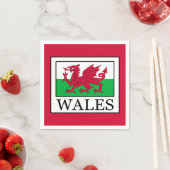 Wales Serviette (Beispiel)