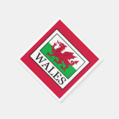 Wales Serviette (Ecke)