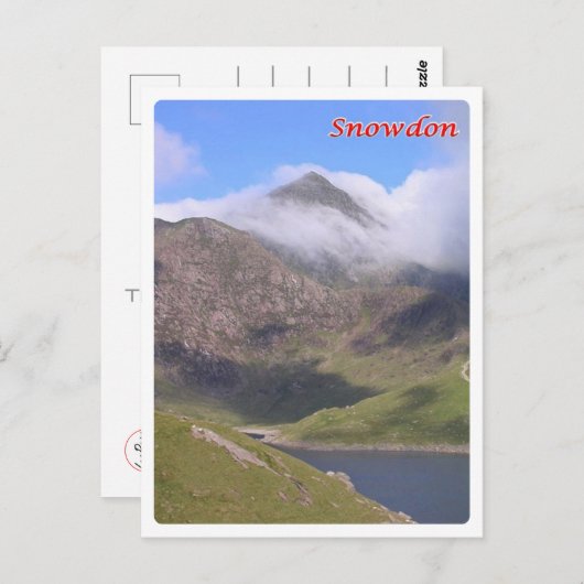 Wales - Snowdon - Postkarte (Vorne/Hinten)