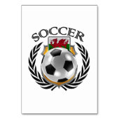 Wales Soccer 2016 Fangerät Tischnummer (Vorderseite)