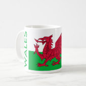 WALES SOCCER KAFFEETASSE (Vorderseite Links)