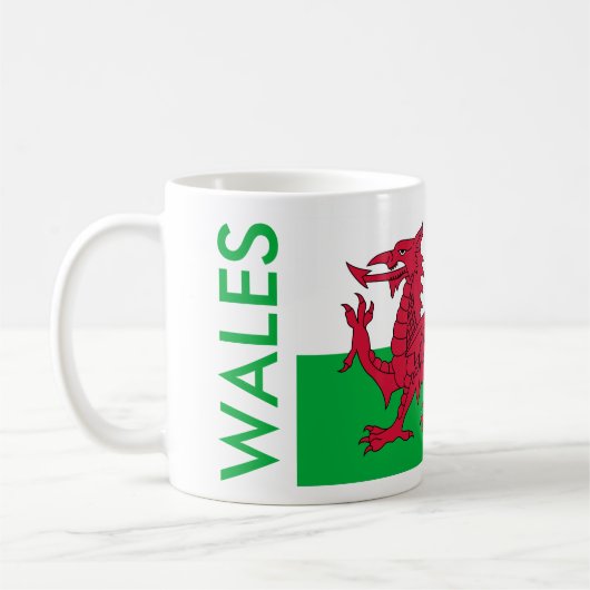 WALES SOCCER KAFFEETASSE (Links)