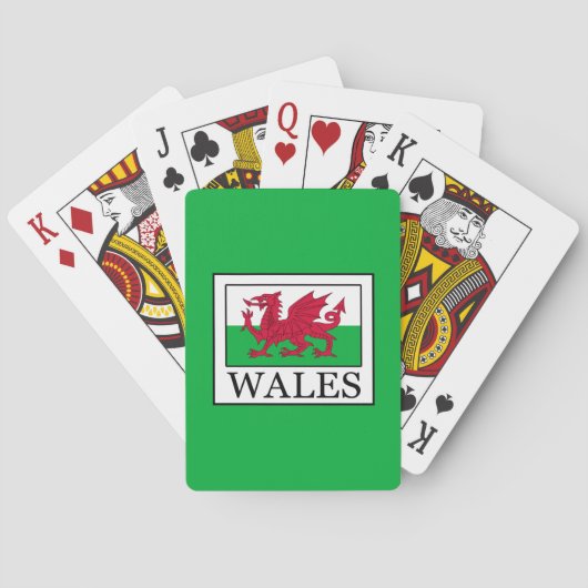 Wales Spielkarten (Rückseite)