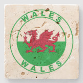 Wales Steinuntersetzer (Vorderseite)