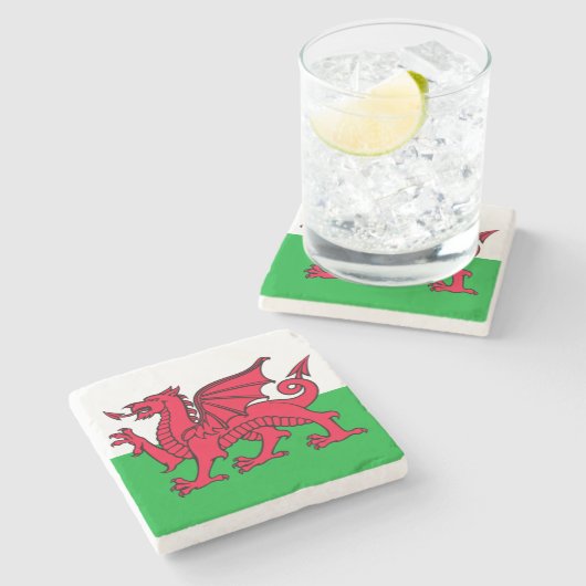 Wales Steinuntersetzer (Seitenansicht)