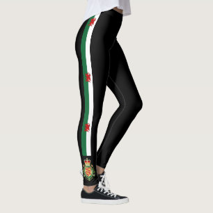 Wales stripes Flagge Leggings
