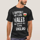 Wales Supporter Funny Welsh Rugby Football Team Sp T-Shirt (Vorderseite)