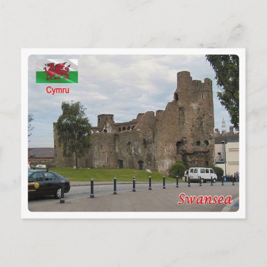 Wales - Swansea - Postkarte (Vorderseite)