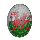 Wales Theme Dartboard Dartscheibe (Vorderseite Links)