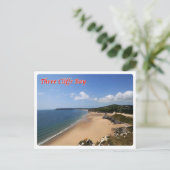 Wales - Three Cliffs Bay Postkarte (Stehend Vorderseite)