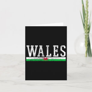 Wales UK Vereinigtes Königreich Europa Vintag Karte