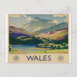 Wales UK Vintage Travel Postcard Postkarte
