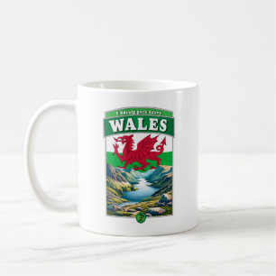 Wales Vereinigtes Königreich Europa Kaffeetasse