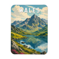 Wales Vereinigtes Königreich Illustration Reise Ku