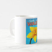 Wales Vintage Reiseplakat Kaffeetasse (Vorderseite Links)