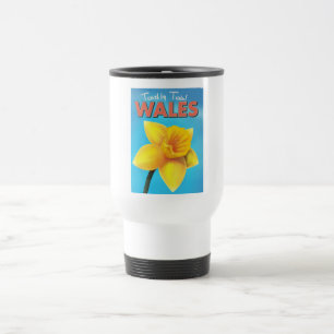 Wales Vintage Reiseplakat Reisebecher