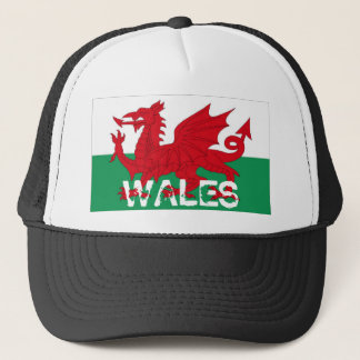 Wales Waliser cymru Flaggen-Andenkenhut Truckerkappe
