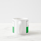 Wales - Waliser-Flagge Espressotasse (Rückseite)